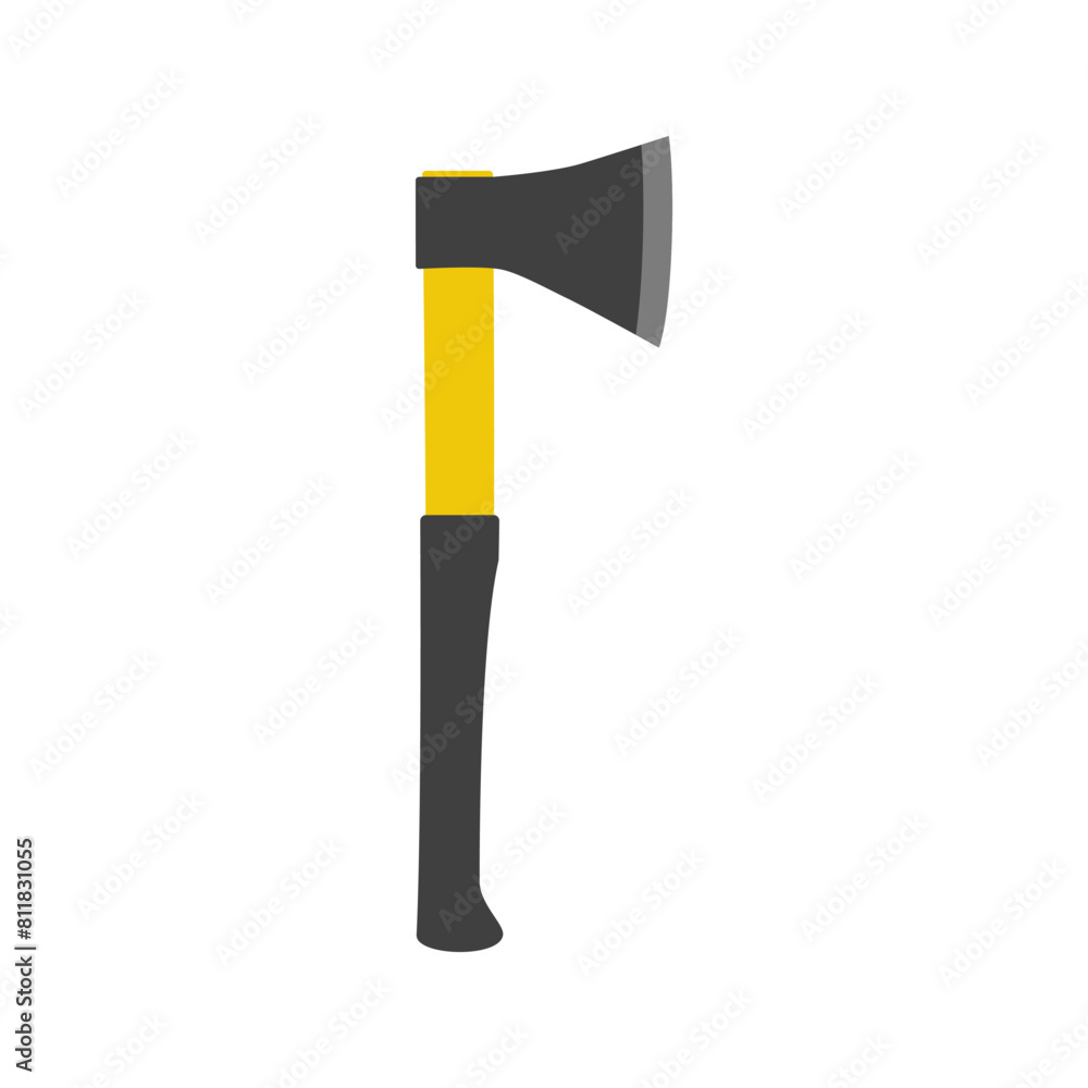 hand ax icon on white background. hand ax icon on white background.