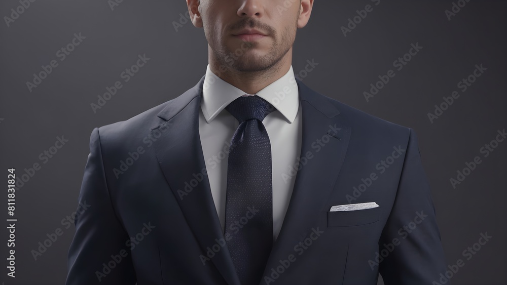 A man in a suit and tie posing for a picture A man in a suit and tie posing for a picture
