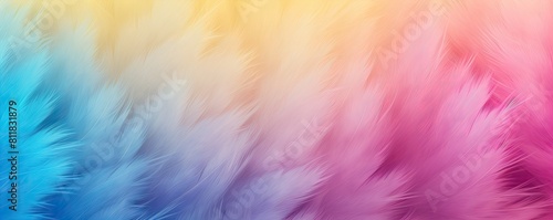 Vibrant Gradient: Soft Textures Flowing from Blue to Pink Banner
