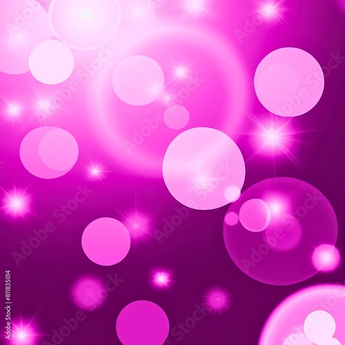 明るいピンクの球ボケ背景画像