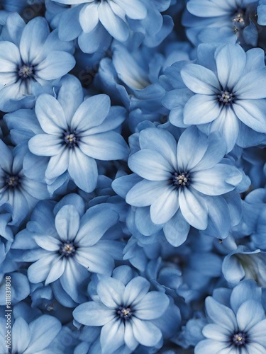 blue flowers background