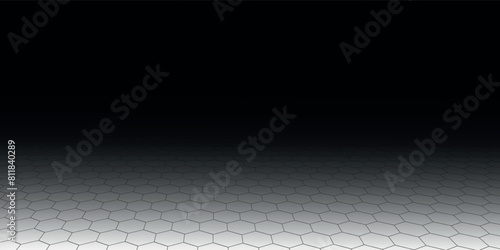 Abstract. Embossed hexagons, honeycomb white background, light and shadow, vector. eps 10