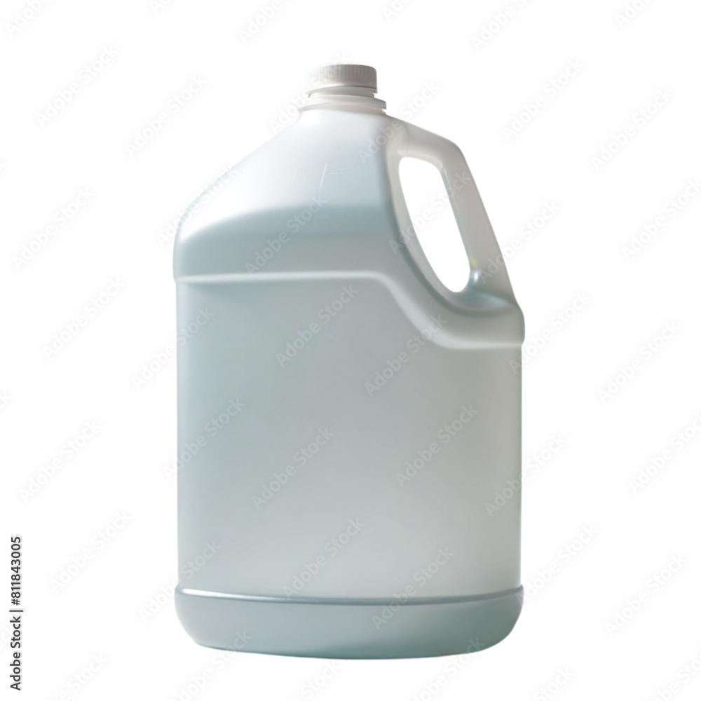 blue plastic container on Isolated transparent background png. generated with AI blue plastic container on Isolated transparent background png. generated with AI