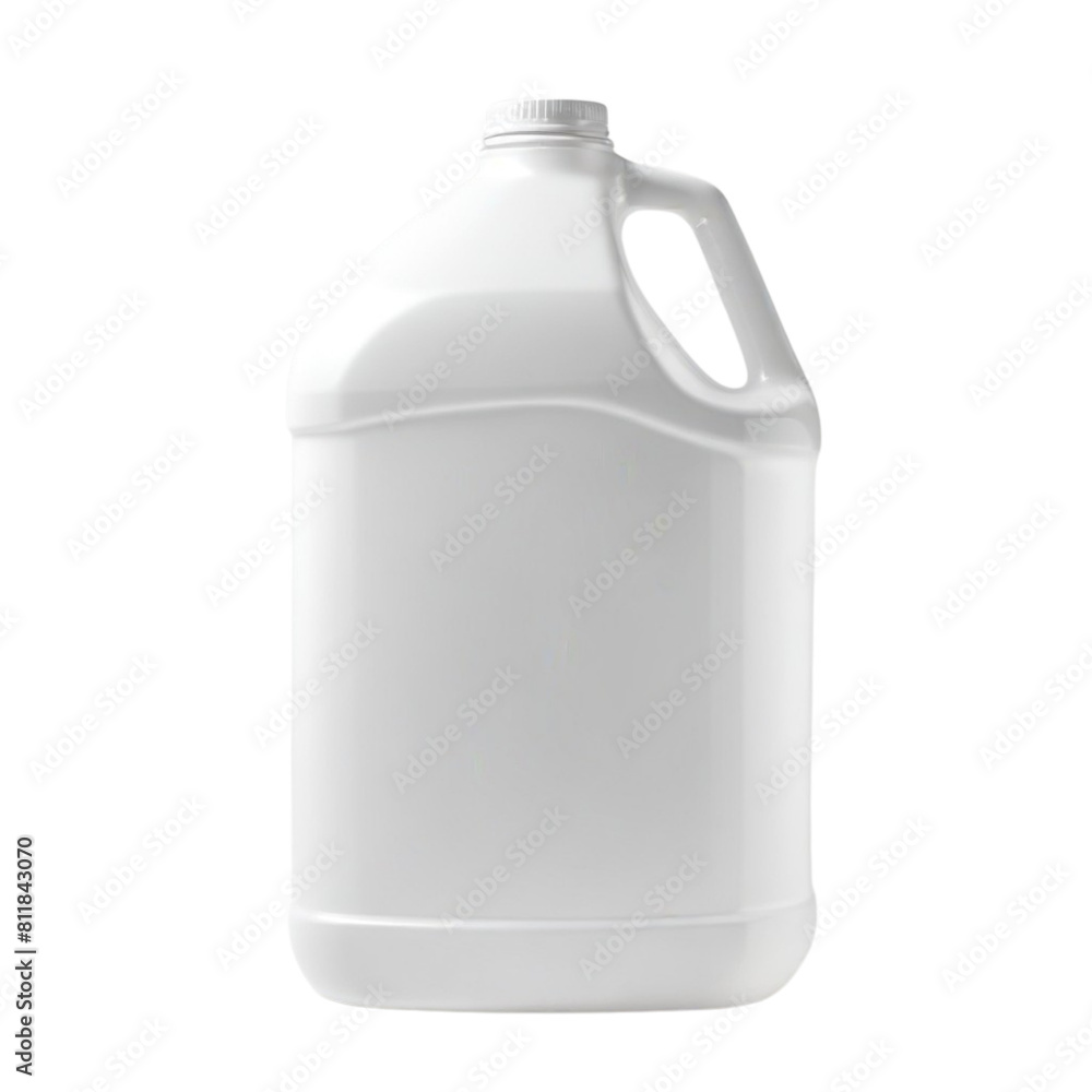 white plastic container on Isolated transparent background png. generated with AI white plastic container on Isolated transparent background png. generated with AI