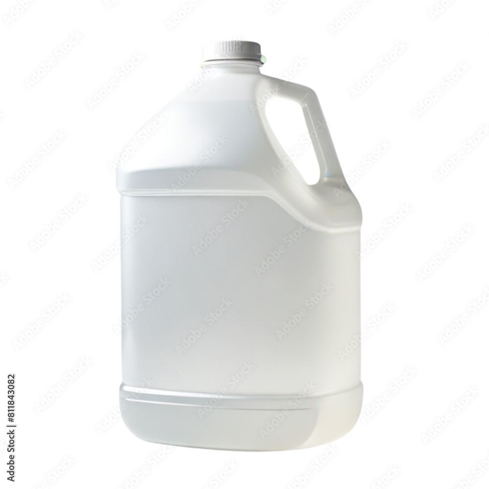 white plastic container on Isolated transparent background png. generated with AI white plastic container on Isolated transparent background png. generated with AI