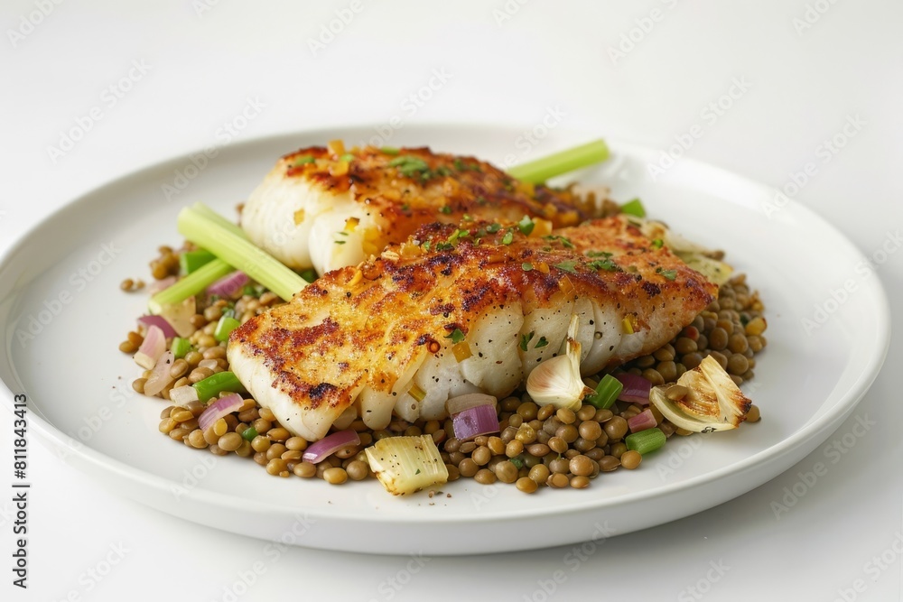 Lentil and Cod Fusion: A Culinary Delight Lentil and Cod Fusion: A Culinary Delight