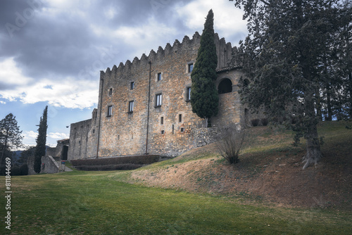 Montesquiu Castle in Catalonia