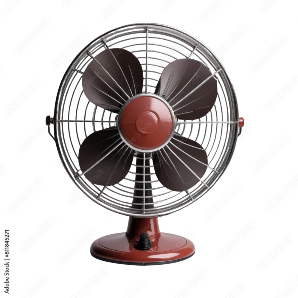 electric fan on Isolated transparent background png. generated with AI electric fan on Isolated transparent background png. generated with AI
