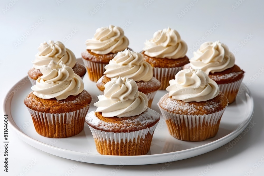 Fluffy Spice Cake and Velvety Pumpkin Puree Cupcakes Fluffy Spice Cake and Velvety Pumpkin Puree Cupcakes