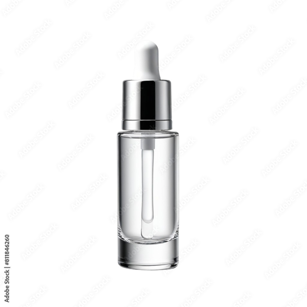 serum bottle on Isolated transparent background png. generated with AI serum bottle on Isolated transparent background png. generated with AI