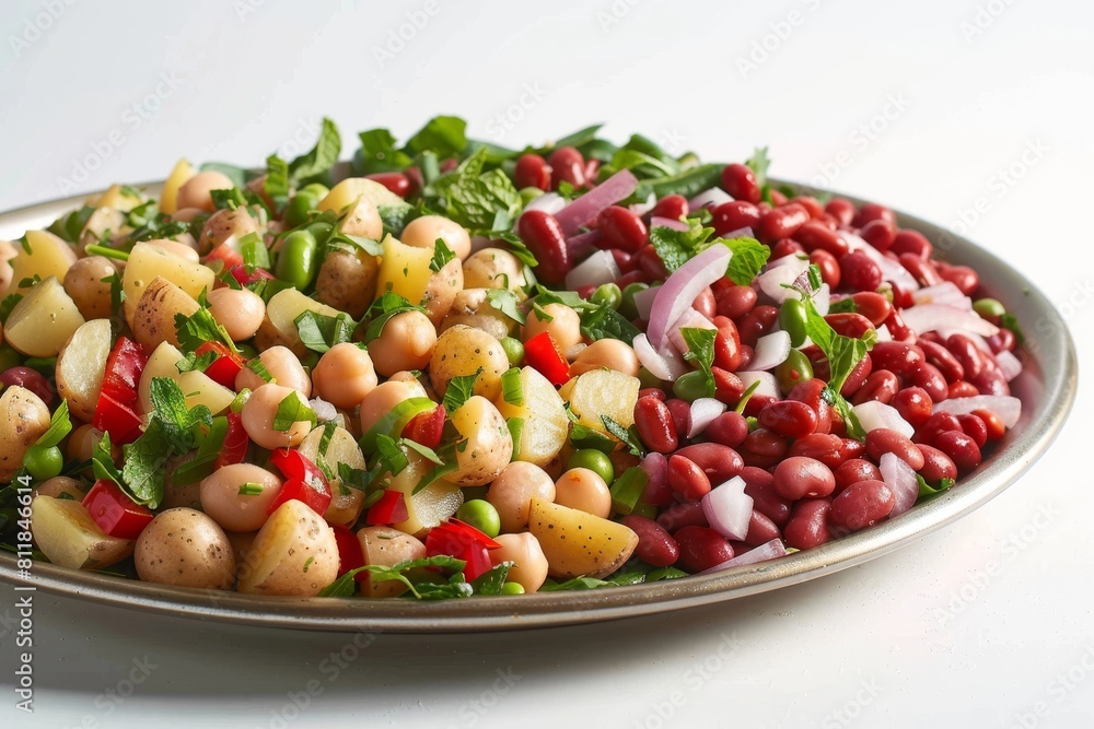 Fresh and Colorful: 3 Bean Salad and Potato Salad Duo Fresh and Colorful: 3 Bean Salad and Potato Salad Duo