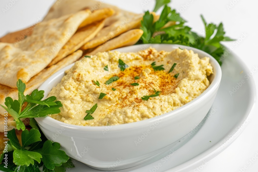 Creamy Tofu Dip with Crispy Pita Chips Creamy Tofu Dip with Crispy Pita Chips