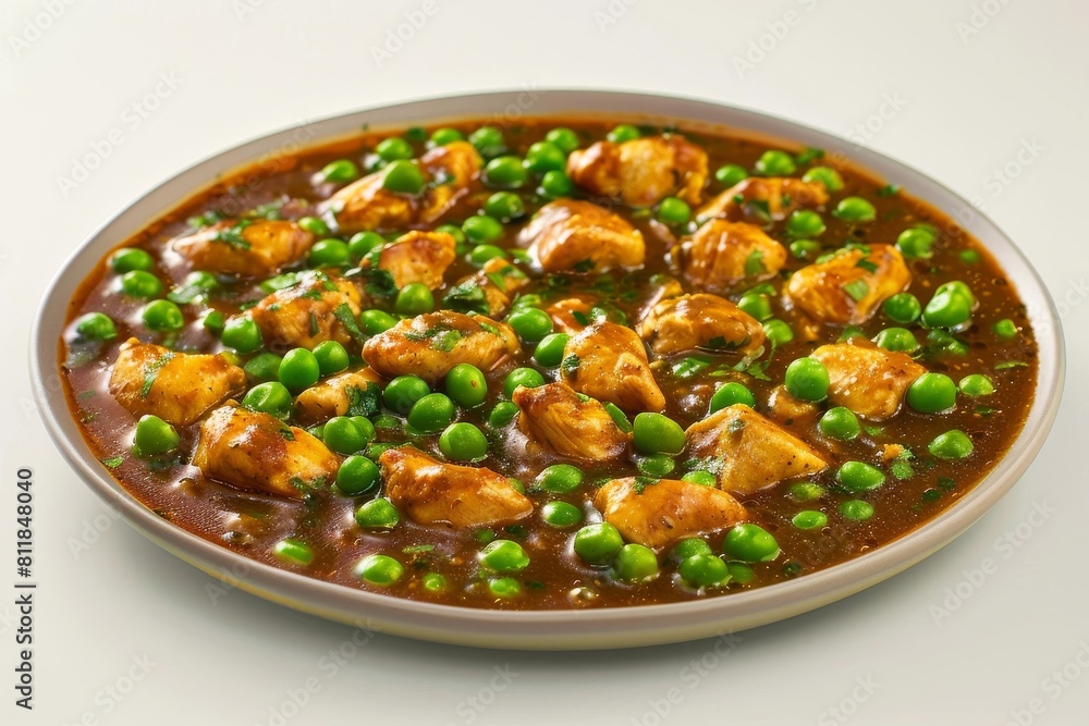 Wholesome 15-Minute Chicken and Pea Curry Meal Wholesome 15-Minute Chicken and Pea Curry Meal