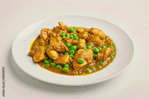 15-Minute Chicken and Pea Curry with Exotic Spices