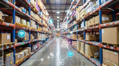 Warehouse management system with innovative internet of things technology