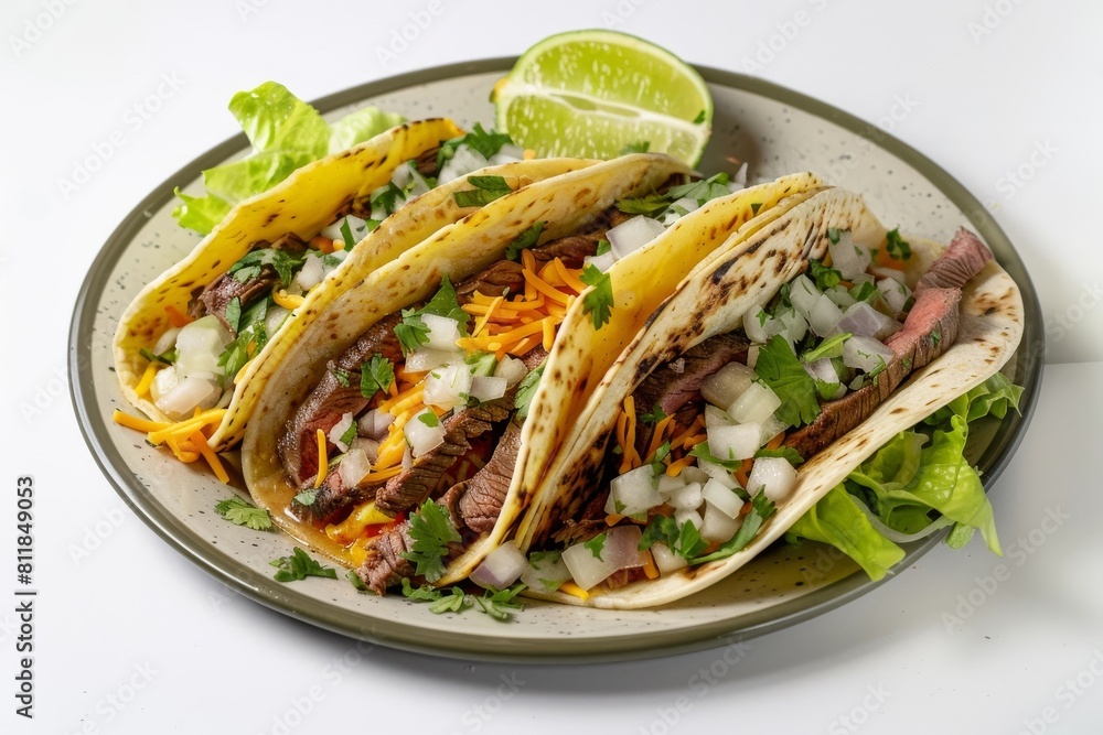 Crisp Lettuce and Tangy Guajillo Marinated Tacos Crisp Lettuce and Tangy Guajillo Marinated Tacos