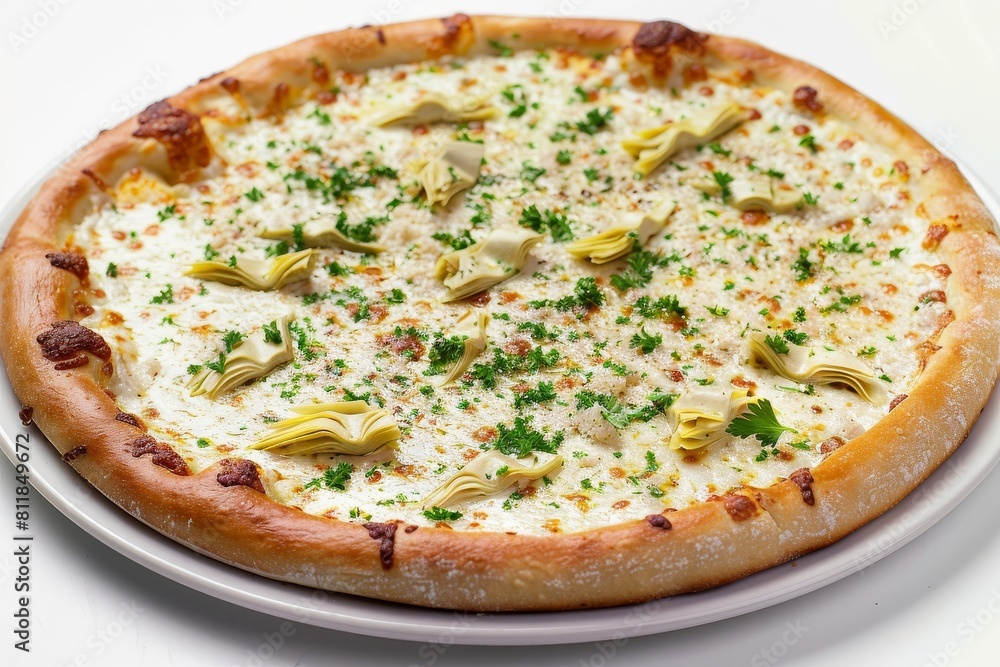 Easy-to-Make 10-Minute White Pizza with Thin and Crispy Crust Easy-to-Make 10-Minute White Pizza with Thin and Crispy Crust