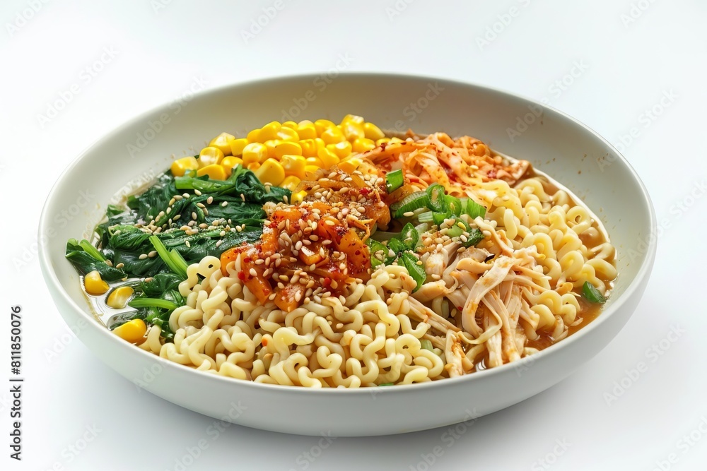 Spicy and Sweet 10-Minute Chicken, Corn and Kimchi Ramen Spicy and Sweet 10-Minute Chicken, Corn and Kimchi Ramen