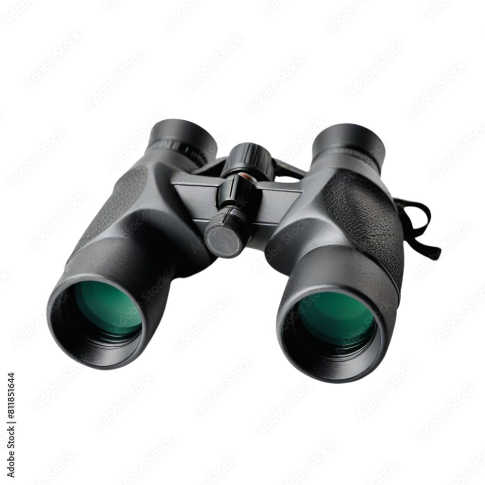 Binoculars on Isolated transparent background png. generated with AI Binoculars on Isolated transparent background png. generated with AI