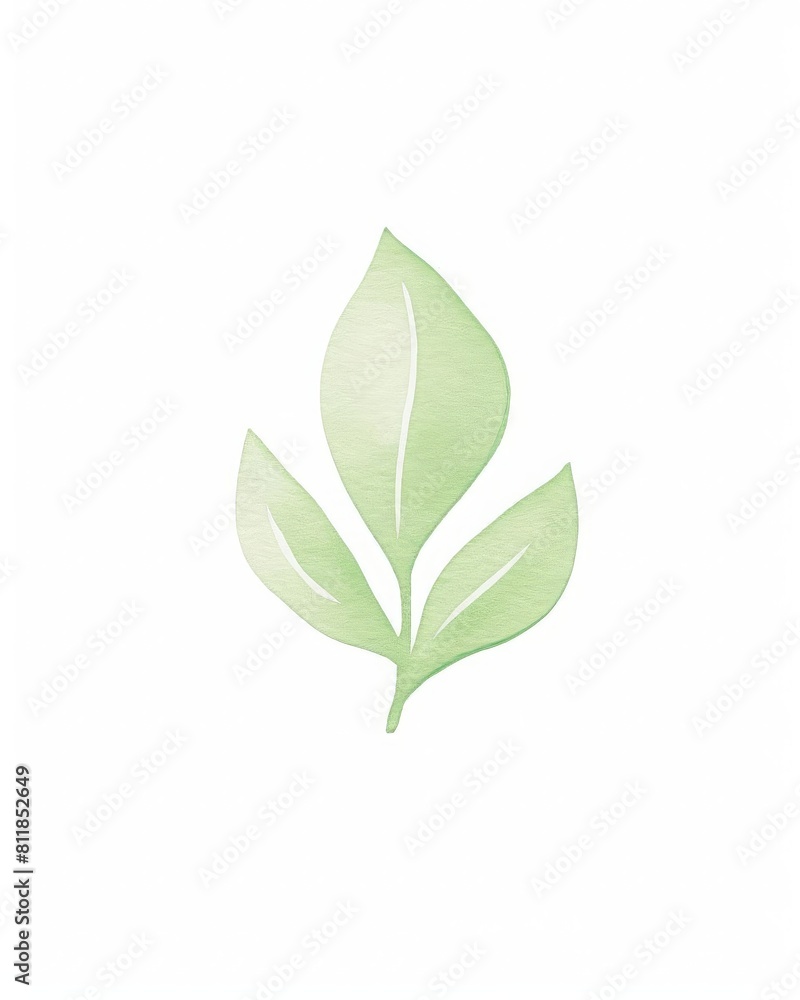 ecofriendly brand logo with green leaves ecofriendly brand logo with green leaves