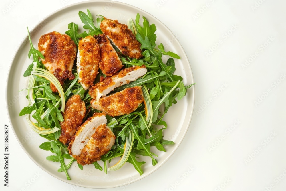 Scrumptious Almond Orange Chicken with Zesty Fennel Arugula Salad Scrumptious Almond Orange Chicken with Zesty Fennel Arugula Salad