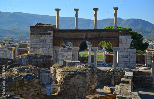 St. Jean Church Ruins are in Selcuk, Izmir, Turkey. photo