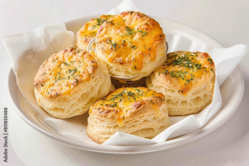Delicious Almost-Famous Cheddar Biscuits with Garlic Butter