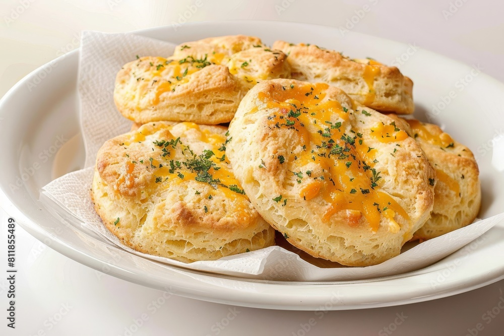 Savory Cheddar Biscuits with Fluffy Garlic Butter Savory Cheddar Biscuits with Fluffy Garlic Butter