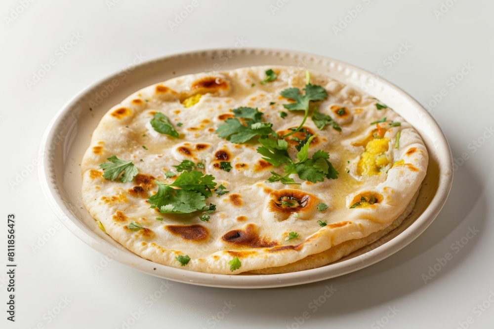 Aloo Roti: Rustic Flatbread with Melted Ghee and Green Chilies Aloo Roti: Rustic Flatbread with Melted Ghee and Green Chilies