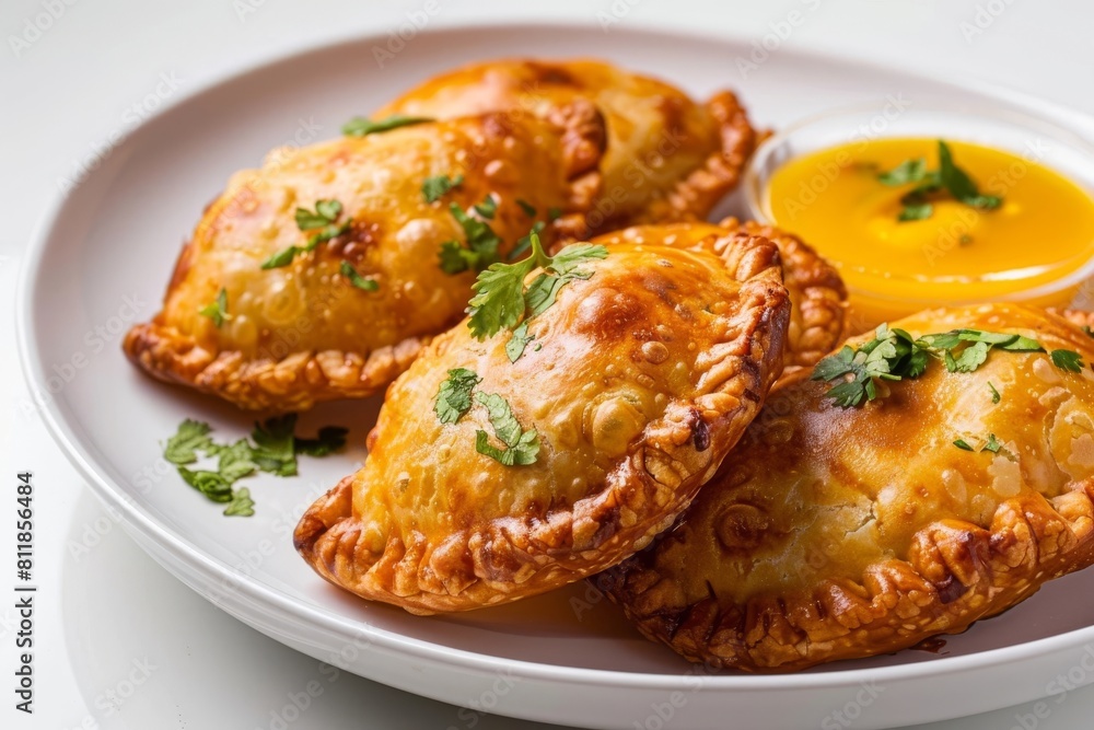 Aloo Pies with Tangy Mango Chutney - Authentic Indian Street Food Aloo Pies with Tangy Mango Chutney - Authentic Indian Street Food