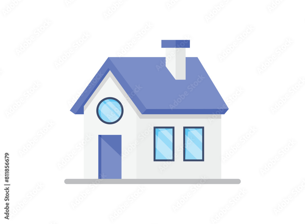 House icon in flat style. Home vector illustration on isolated background. Apartment building sign business concept. House icon in flat style. Home vector illustration on isolated background. Apartment building sign business concept.