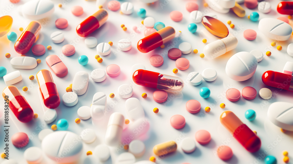 Modern and ancient healing, Capsules of supplement, Top View, Traditional and modern medicine. Various pharmaceutical pills and capsules
Modern and ancient healing, Capsules of supplement, Top View, Traditional and modern medicine. Various pharmaceutical pills and capsules