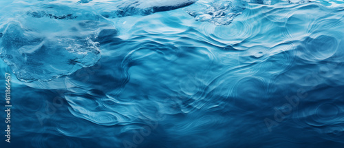 Close-Up Underwater View of Ocean Wave with Bubbles © heroimage.io