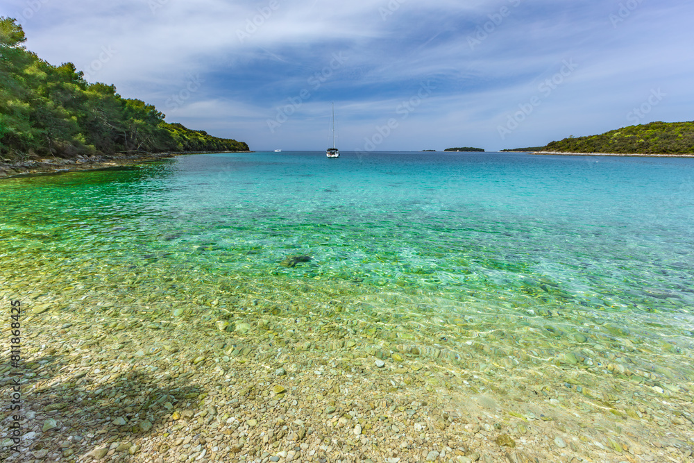 Fototapeta premium May weekend in Croatia, visiting Rovinj on the Istrian Peninsula