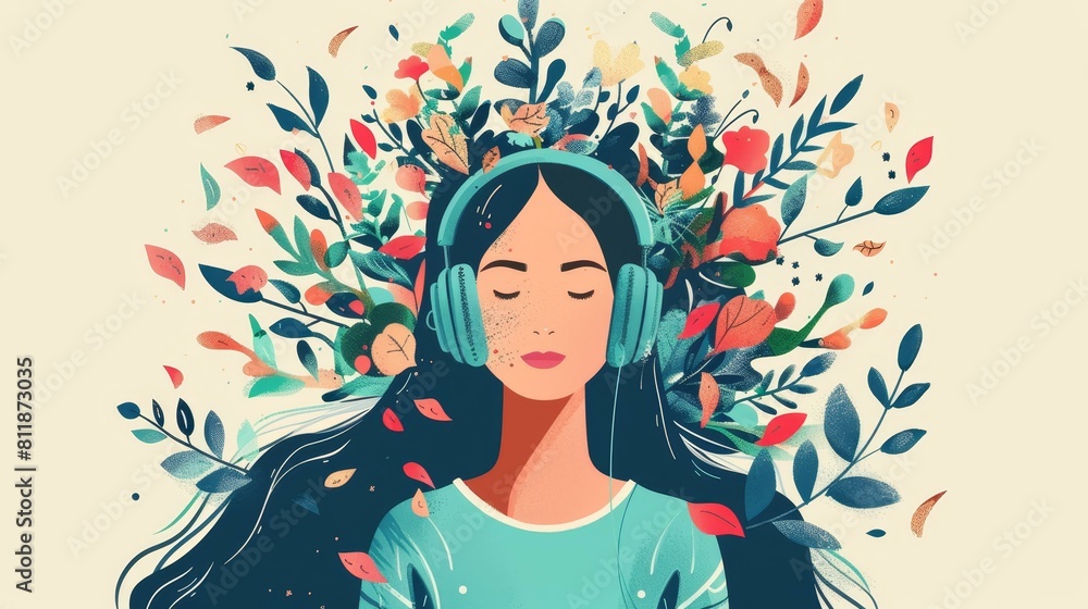 Emotive playlist capturing lifes unique feelings, Ai Generated Emotive playlist capturing lifes unique feelings, Ai Generated