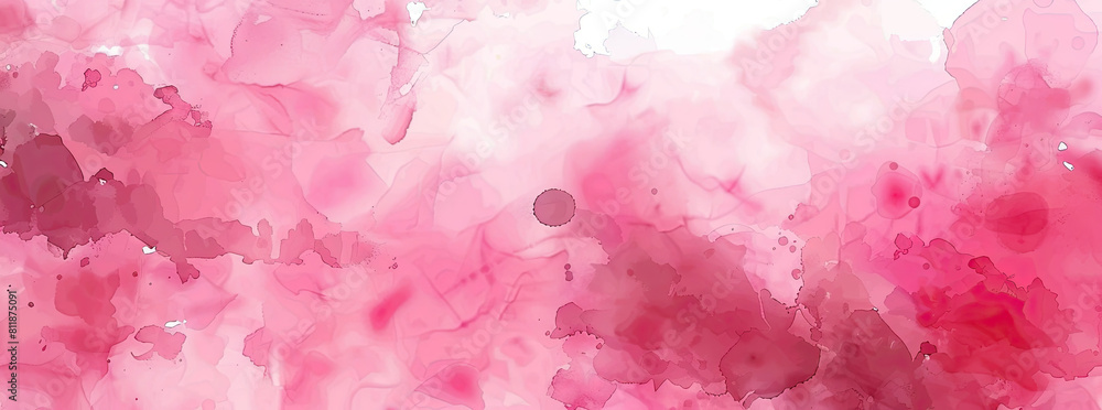 Abstract pink watercolor vector art background for cards