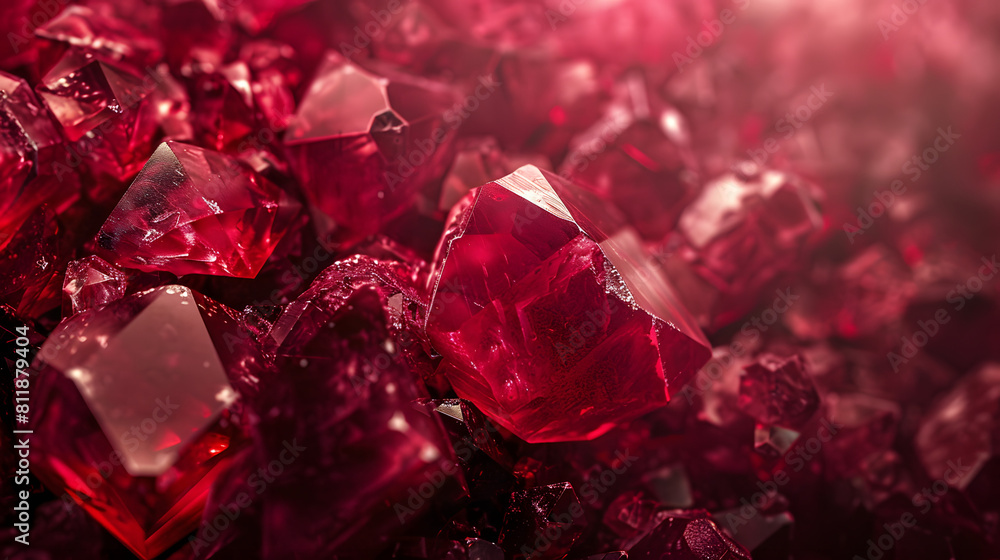 Red ruby gemstone, luxury jewel, shiny crystal background Red ruby gemstone, luxury jewel, shiny crystal background