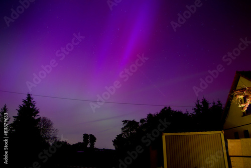 Polarlichter über Deutschland, Sachsen-Anhalt, 11.05.2024 photo