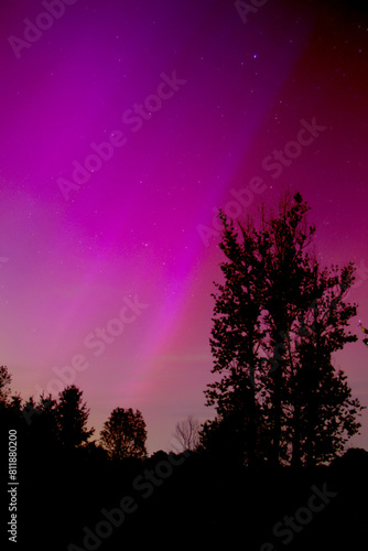 Polarlichter über Deutschland, Sachsen-Anhalt, 11.05.2024 photo