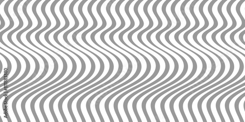 Abstract geometric diagonal fabric waves seamless pattern. gray colour background.