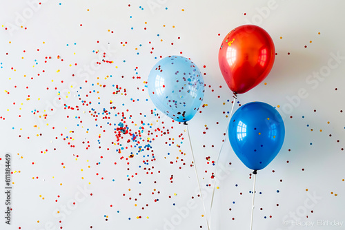 Confetti balloons by emily saunders for stocksy united. photo