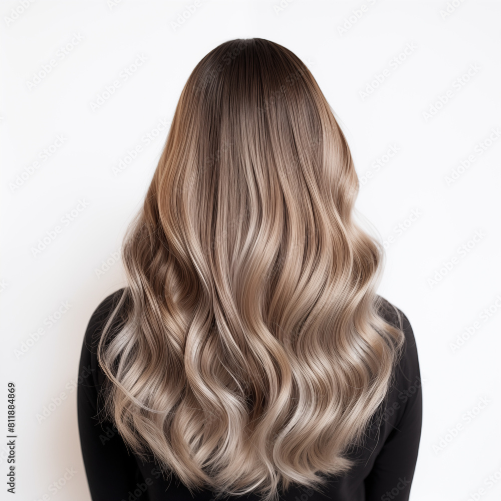 Fototapeta premium balayage hair ash brown