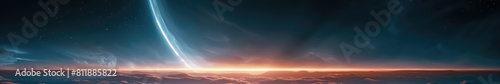 Abstract Space Background Banner