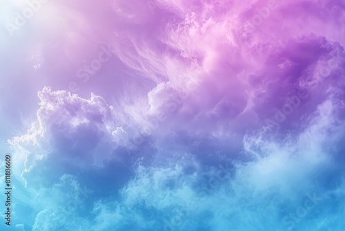 A mesmerizing gradient backdrop featuring a blend of blue, violet, and purple colors. The dreamy texture creates a seamless pattern that evokes a sense of nostalgia for the clear blue sky.
