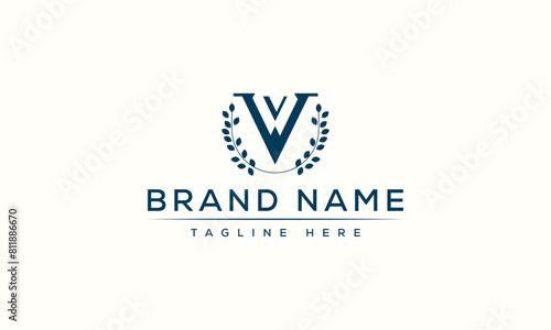 Logo design letter VV . Elegant modern. Vector template. photo