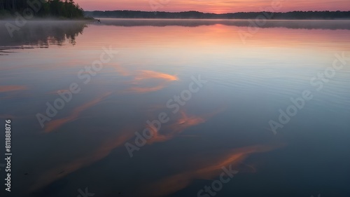 Embrace the Magic  Sunset and Sunrise Reflections on Tranquil Waters  Painting the Sky with Hues of Orange  Red  and Blue  A Serene Symphony of Nature s Beauty Unfolding at Dusk and Dawn  Where Calm