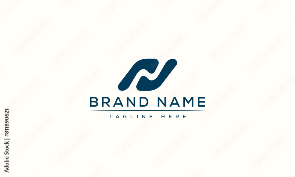 Logo design letter N . Elegant modern. Vector template. Logo design letter N . Elegant modern. Vector template.