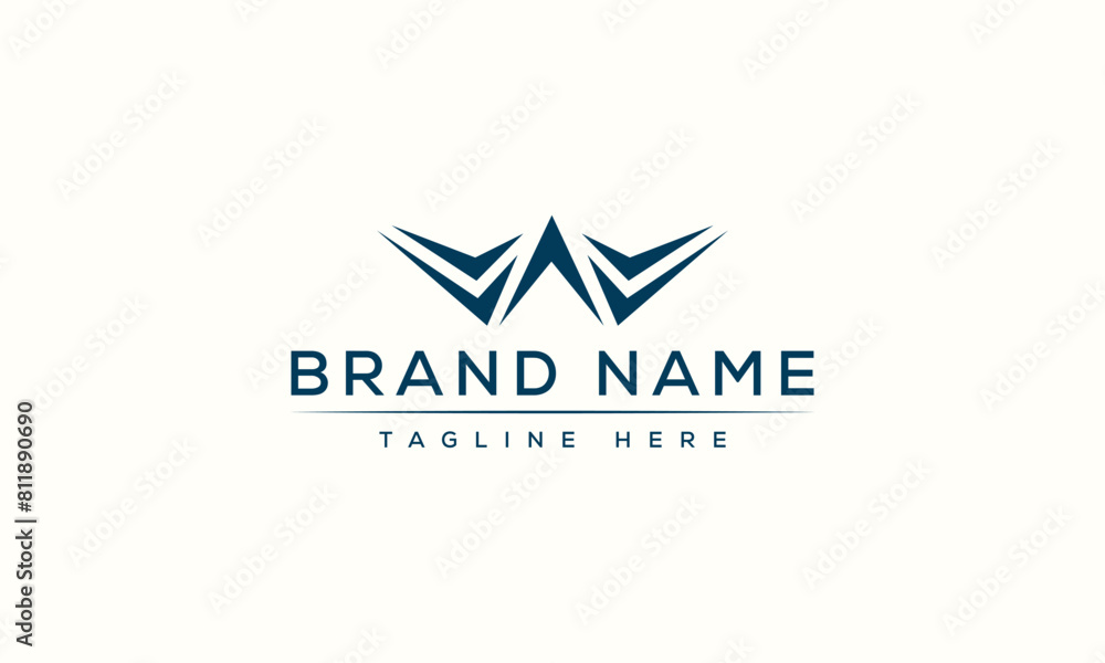 Logo design letter WA . Elegant modern. Vector template. Logo design letter WA . Elegant modern. Vector template.