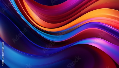 Beautiful abstract colorful 3d wavy background  Modern abstract background with colorful
