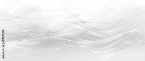 white abstract transparent background of light airy wavy horizontal lines. white background with a wavy pattern, transparent, translucent, light-filled landscapes  photo